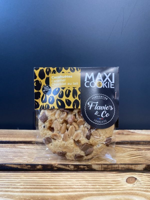 Maxi Cookie Cacahuète Caramel Chocolat au Lait