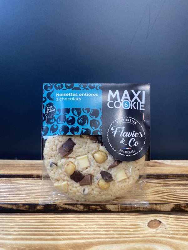 Maxi Cookie Noisettes 3 Chocolats