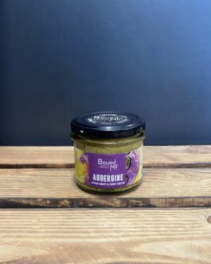 Tartinade aubergine citron confit & curry breton