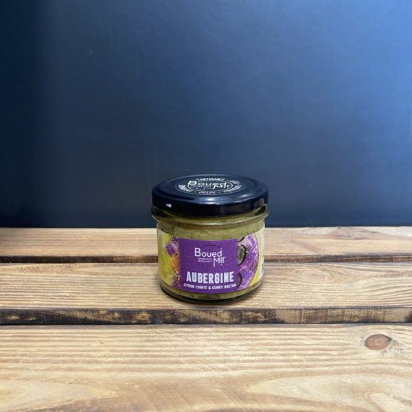 Tartinade aubergine citron confit & curry breton