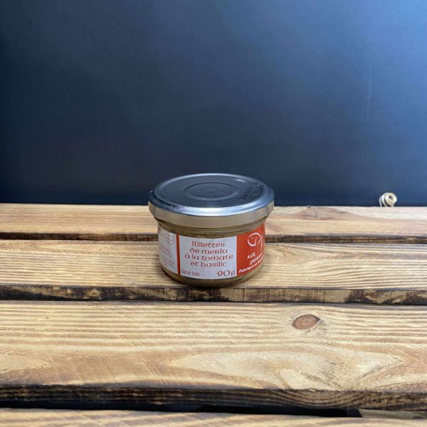 Rillettes de merlu à la tomate et basilic